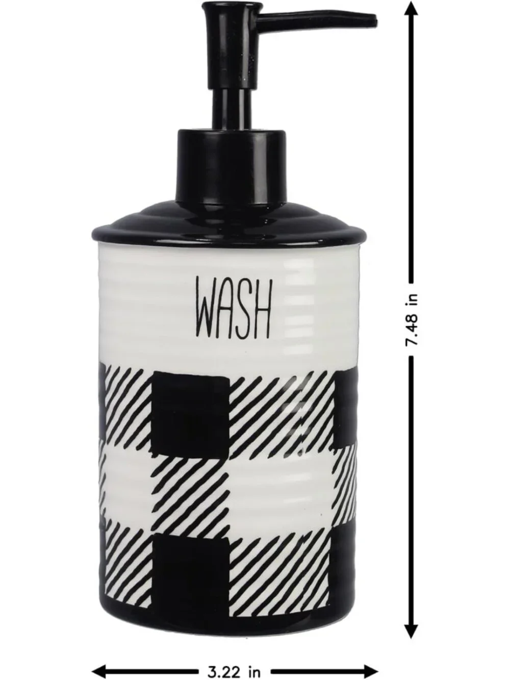 Chic Buffalo Plaid Lotion Dispenser - 7